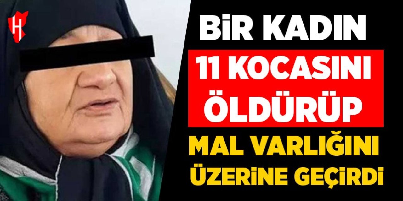 11 kocasını öldürüp mal varlıklarını üzerine geçirdi