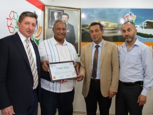 Fas'tan gelerek, İncir Festivali'ne katıldılar
