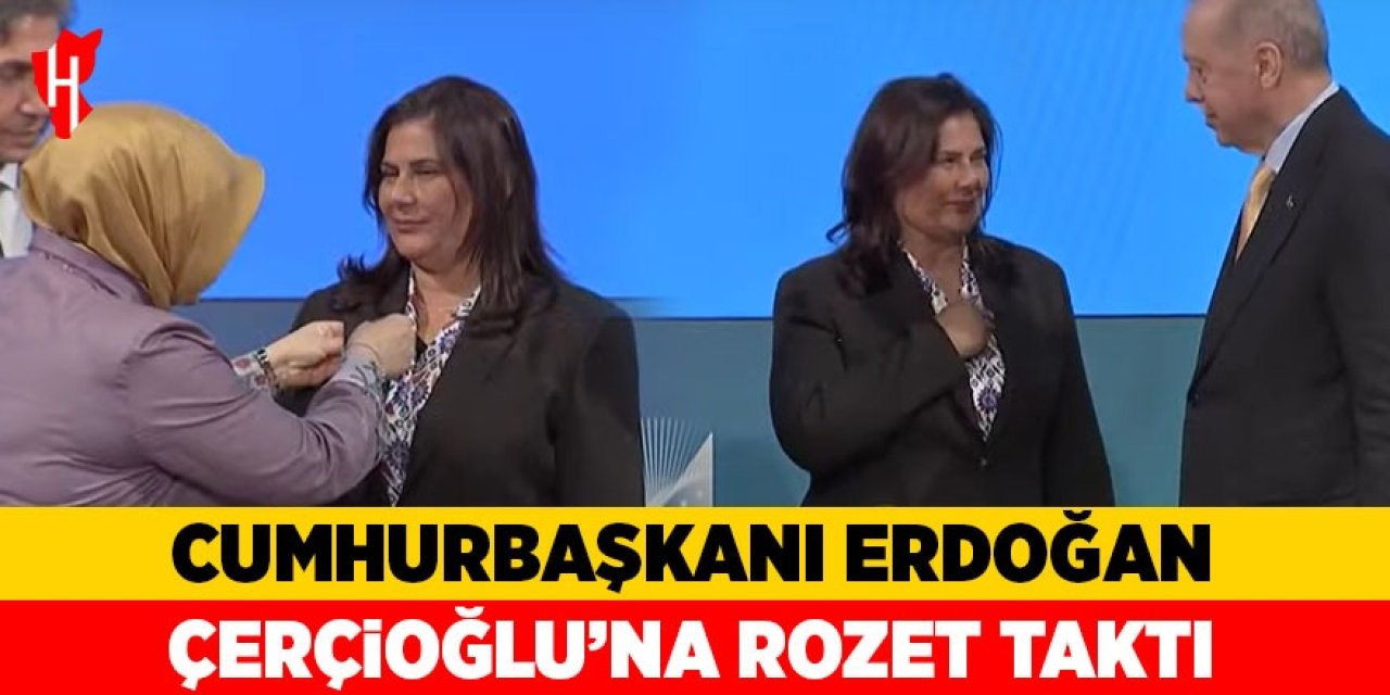 Başkan Çerçioğlu'na AK Parti rozeti takıldı