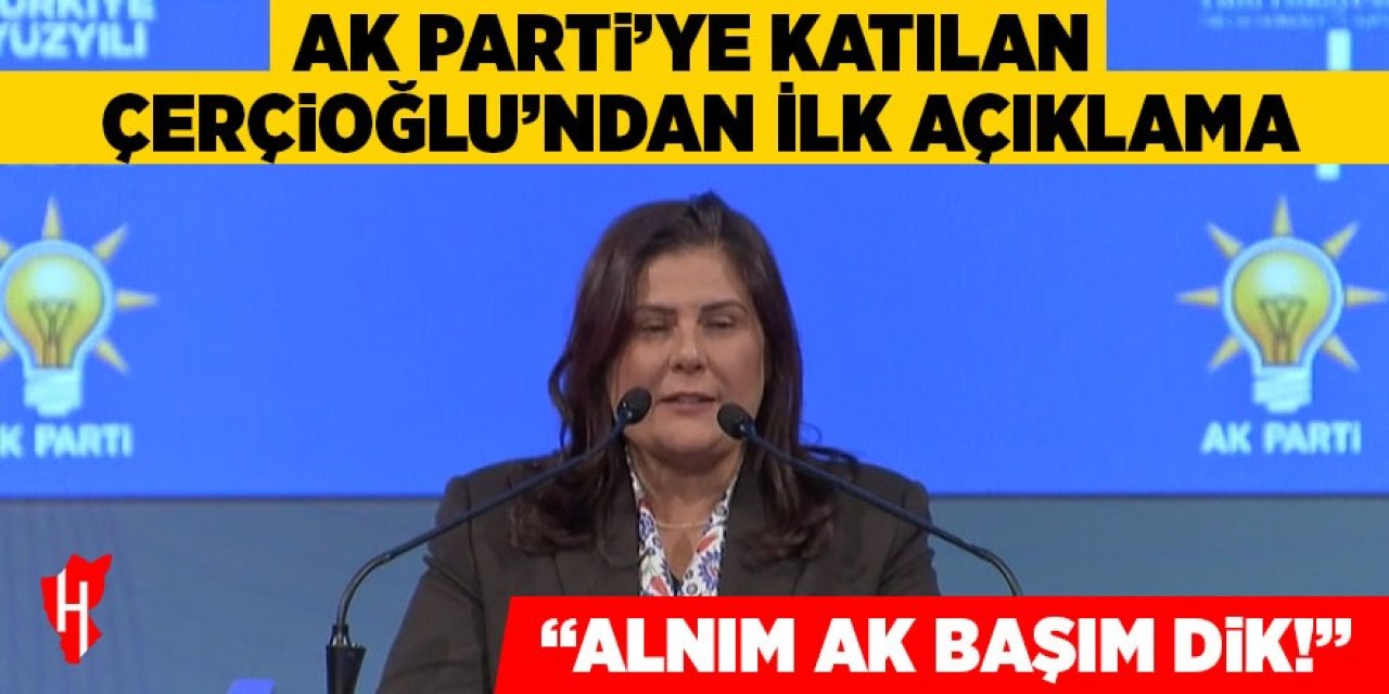 AK Parti'li Çerçioğlu'ndan ilk açıklama: "Alnım ak başım dik"