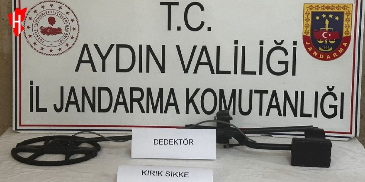 Aydın’da tarihi eser arayan 5 kişi yakalandı