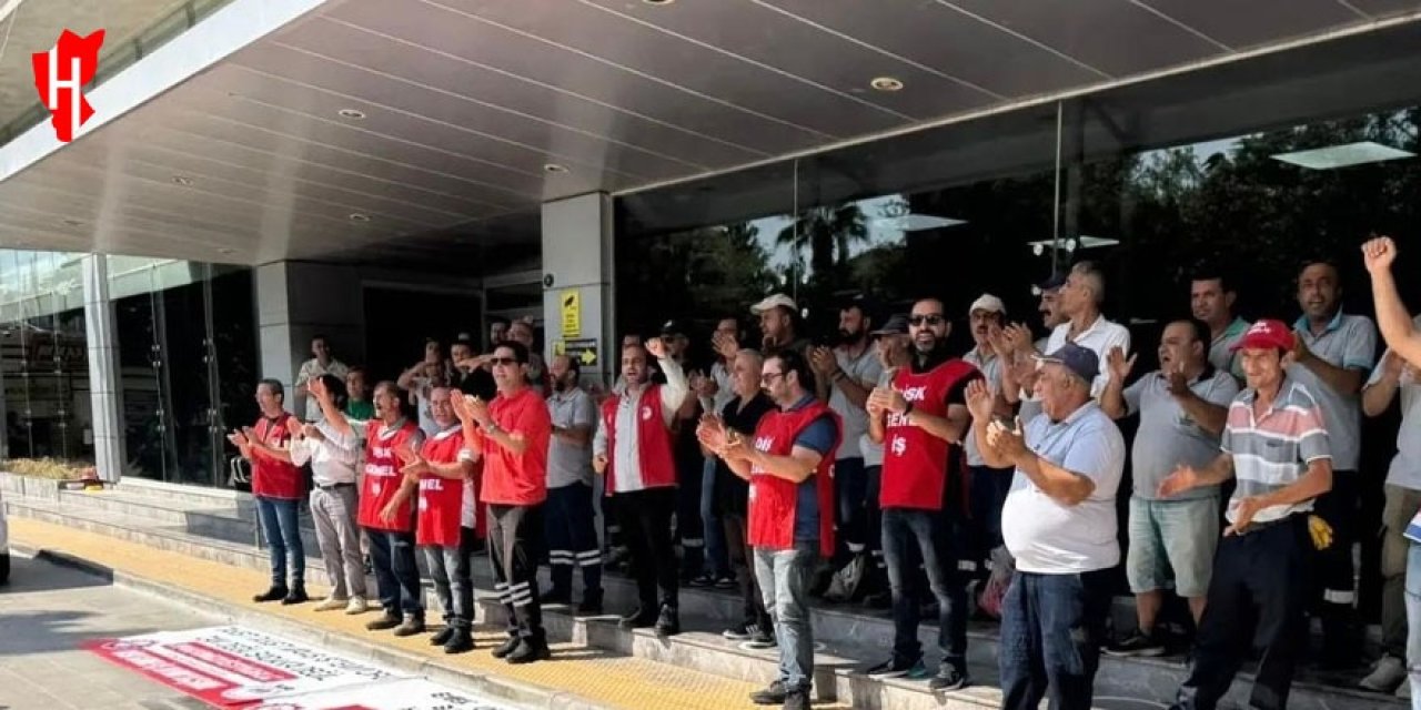 Belediye çalışanları 25 gündür iş bırakma eyleminde