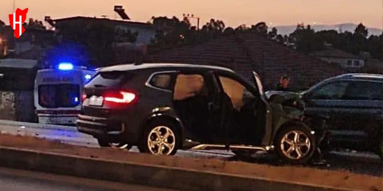Ambulans ile cip çarpıştı