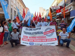 Aydın KESK İş Güvenliği Eylemi Yaptı
