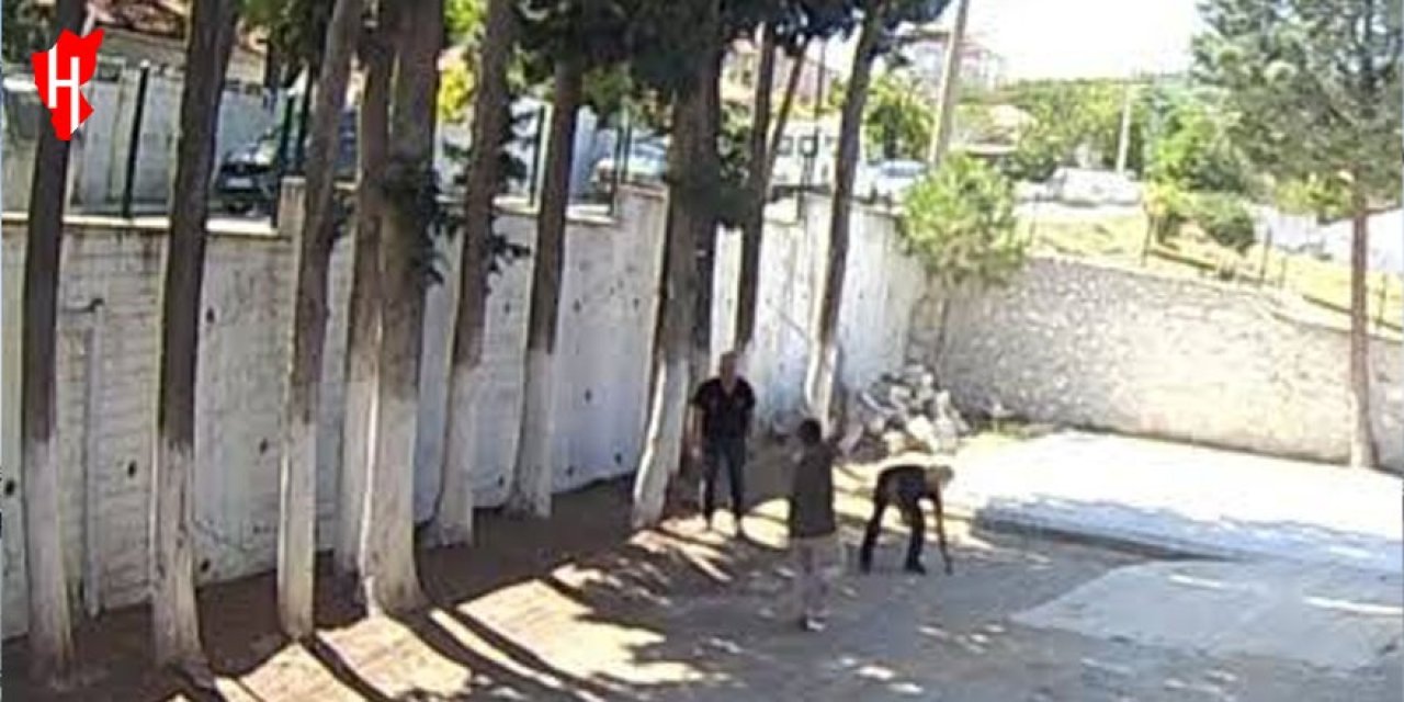Belediye Başkanı, taş döşemek istemeyen zabıtaları sopayla dövdü