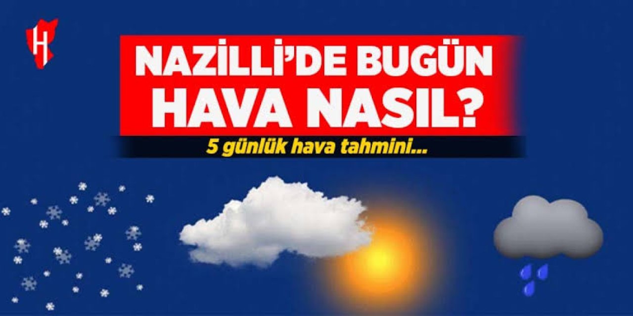 Nazilli’de 5 gün boyunca hava durumu nasıl olacak? Yağmur geliyor mu? İşte cevabı