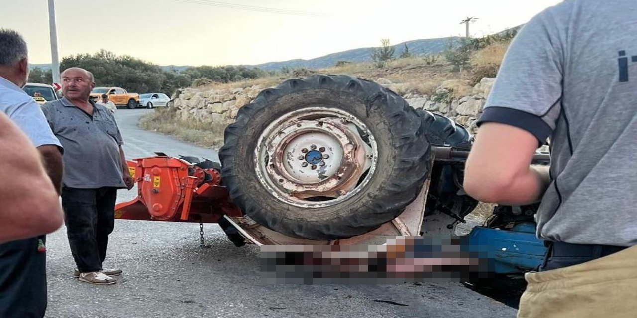 Traktörün altında kalan şahıs hayatını kaybetti