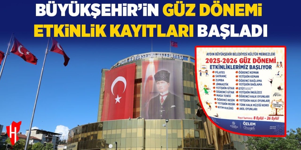 Büyükşehir’de Güz Dönemi Etkinlikleri kayıtları başladı