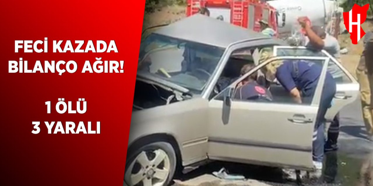 Fezi kazada bilanço ağır; 1 ölü 3 yaralı