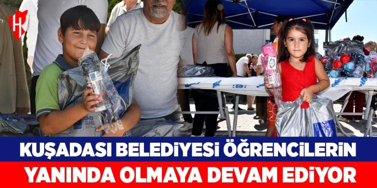 Kuşadası Belediyesi'nde kırtasiye malzemesi desteği!