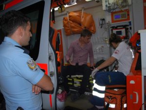 Alkollü Sürücü Yağmurdan Kaçarken Doluya Tutuldu