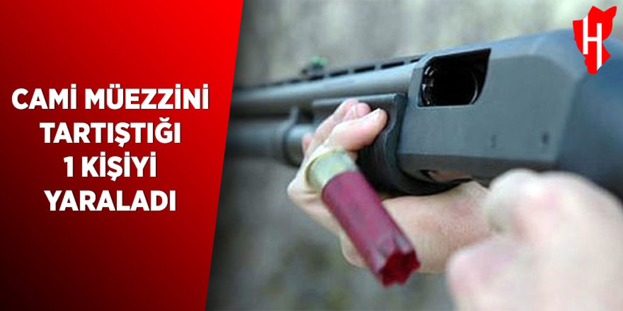 Cami müezzini tartıştığı bir kişiyi yaraladı