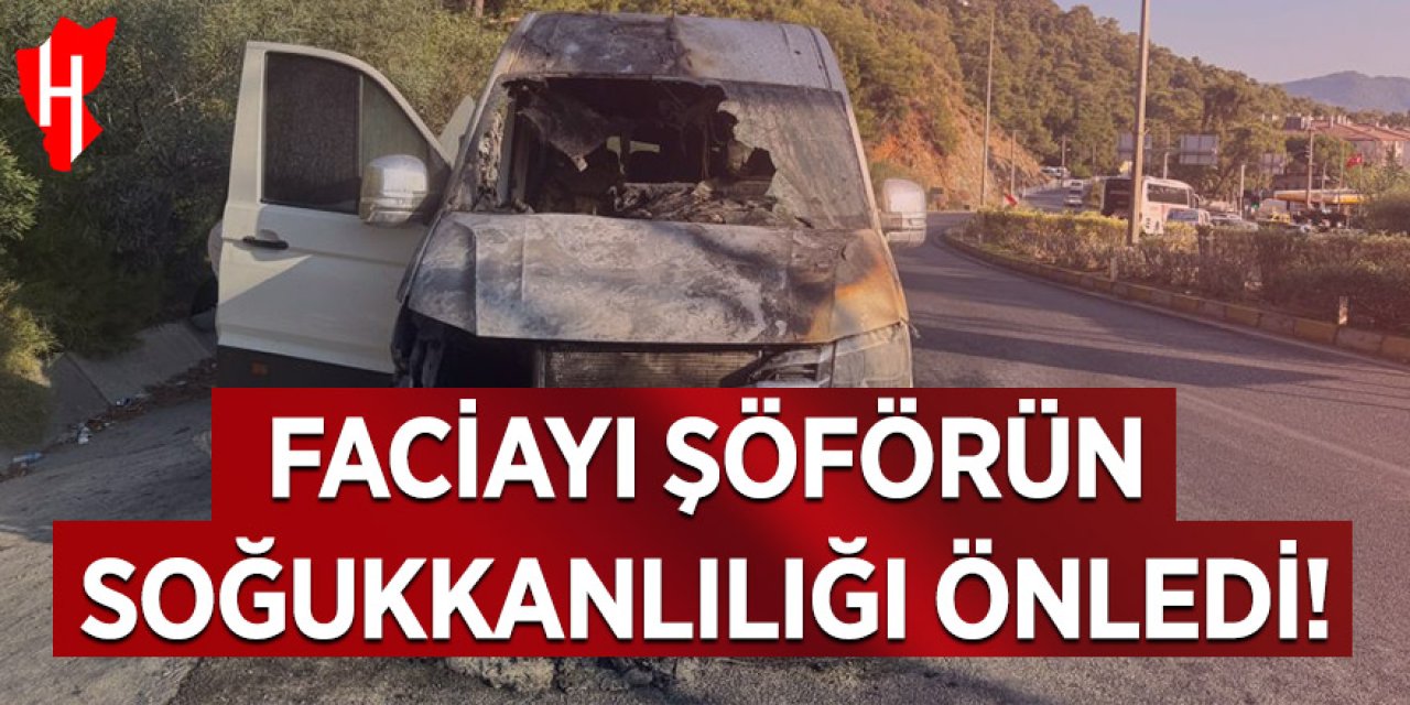 Faciayı şöförün soğukkanlılığı önledi