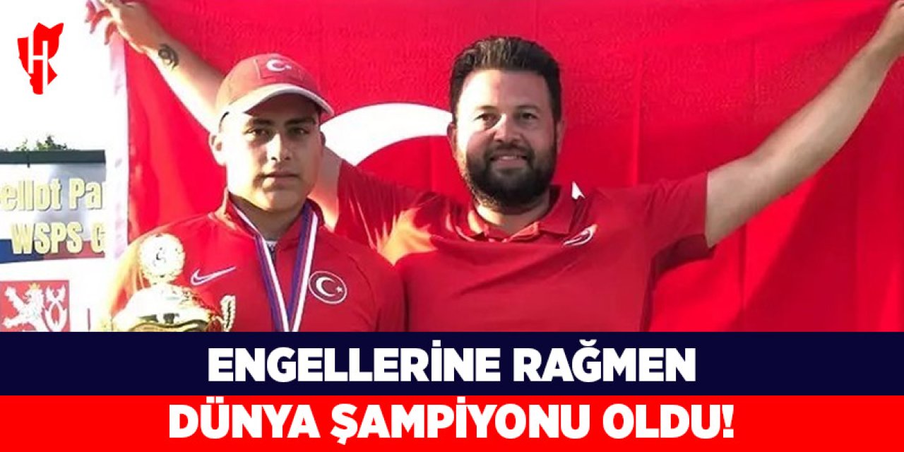Engellerine rağmen dünya şampiyonu oldu!