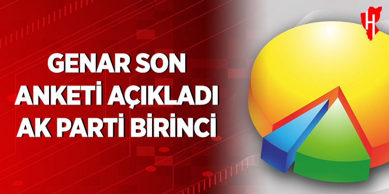Genar son anketi açıkladı!  AK Parti birinci