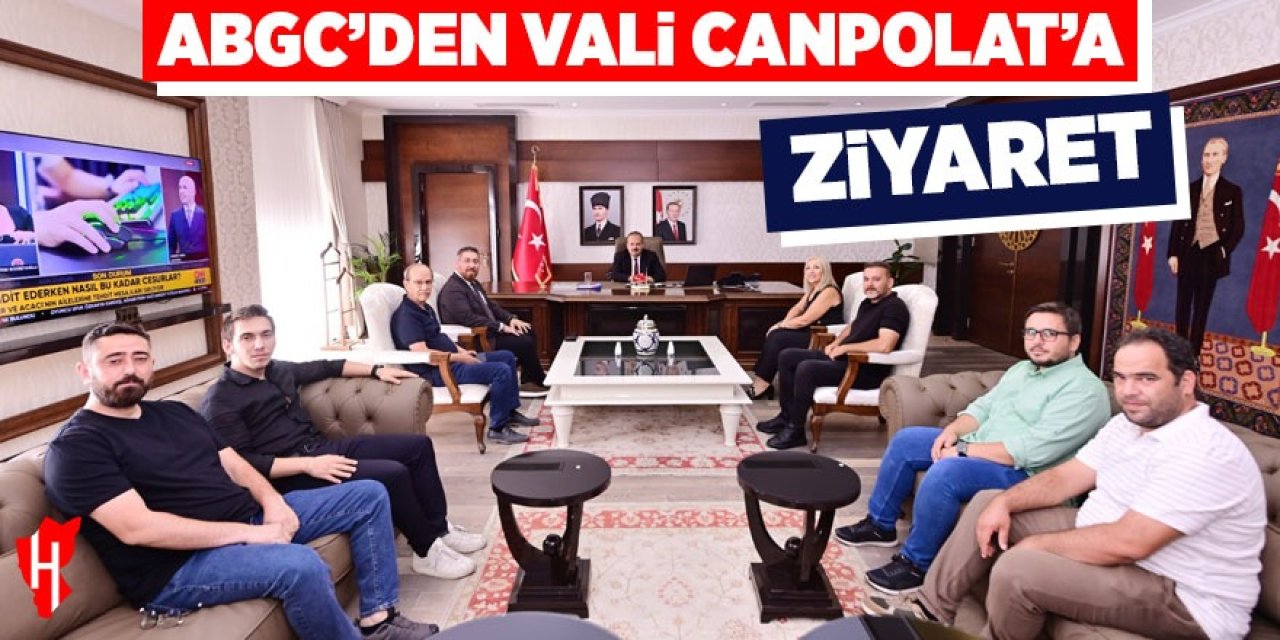 ABGC'den Vali Canbolat’a ziyaret