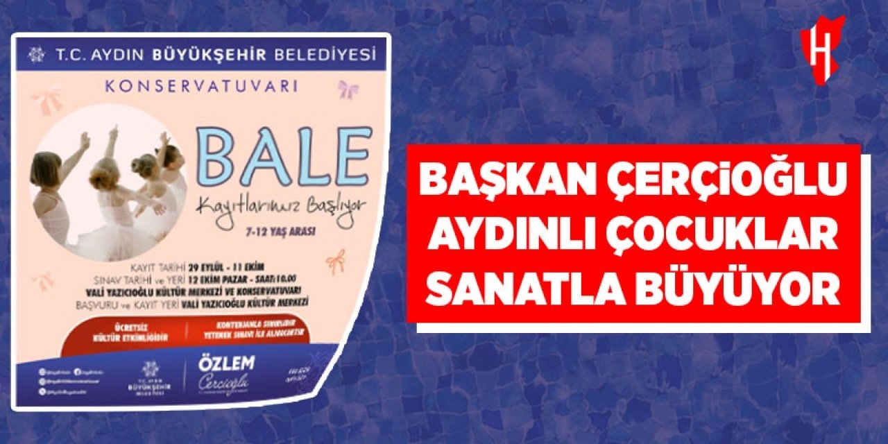 Başkan Çerçioğlu: "Aydınlı çocuklar sanatla büyüyor"