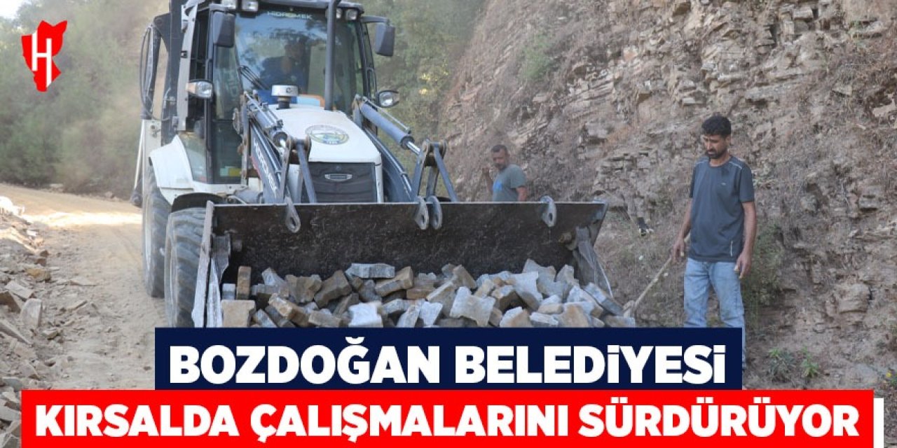 Bozdoğan Belediyesi kırsal mahallelerde çalışmalarını sürdürüyor