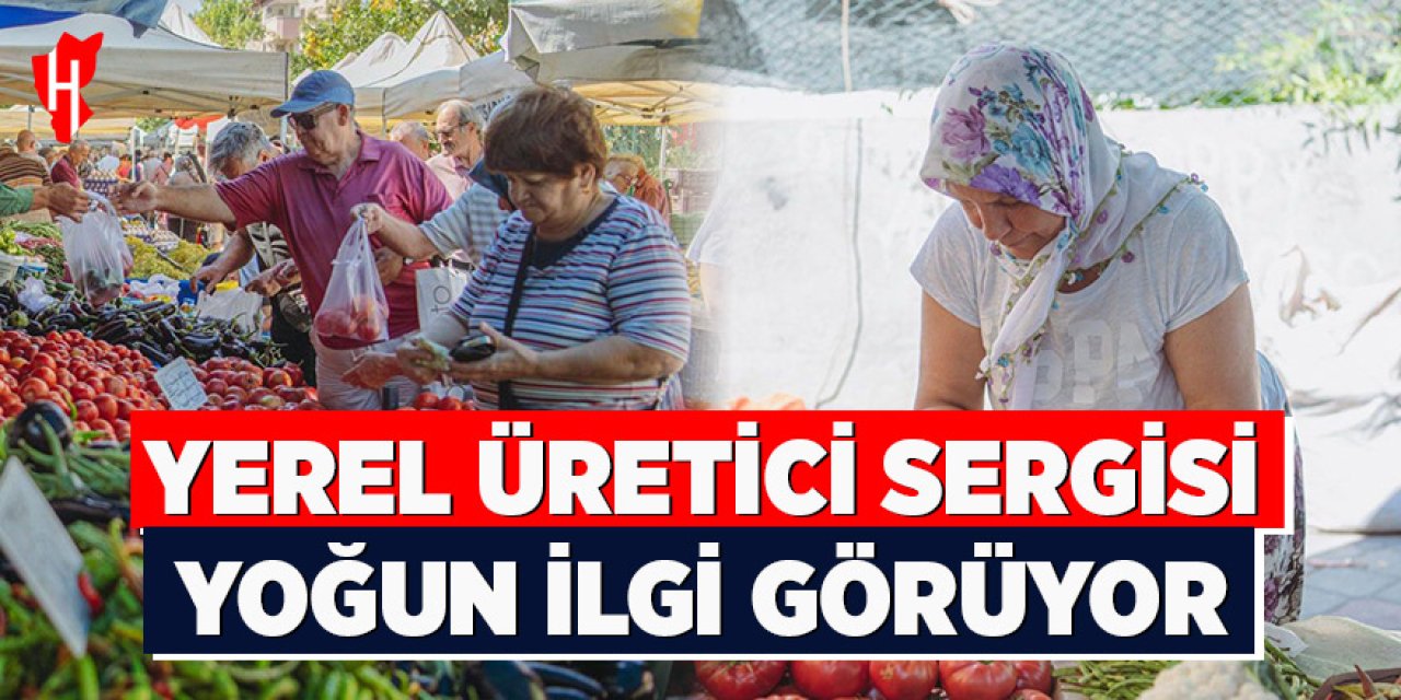 Kuşadası'nda "Yerel Üretici Sergisi" yoğun ilgi görüyor