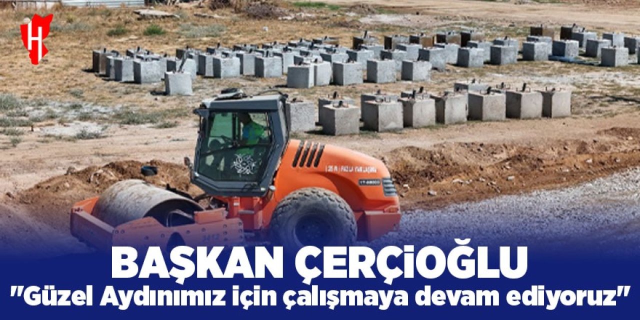 Aydın’da yol yapım ve yenileme çalışmaları hız kesmiyor