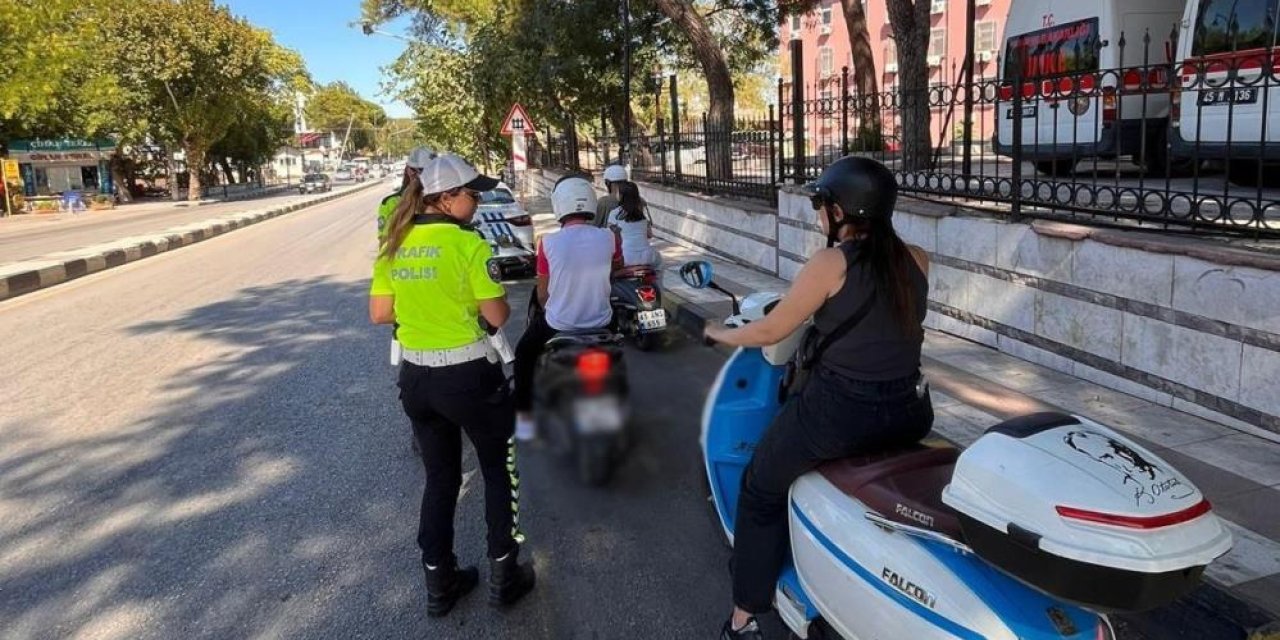 Motosiklet denetiminde 613 sürücüye 2,4 milyon TL ceza