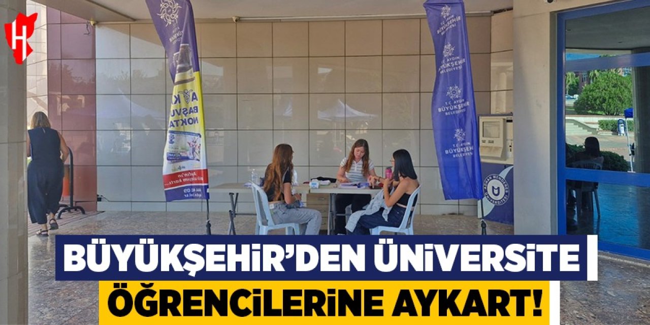 Büyükşehir'den üniversite öğrencilerine Aykart hizmeti