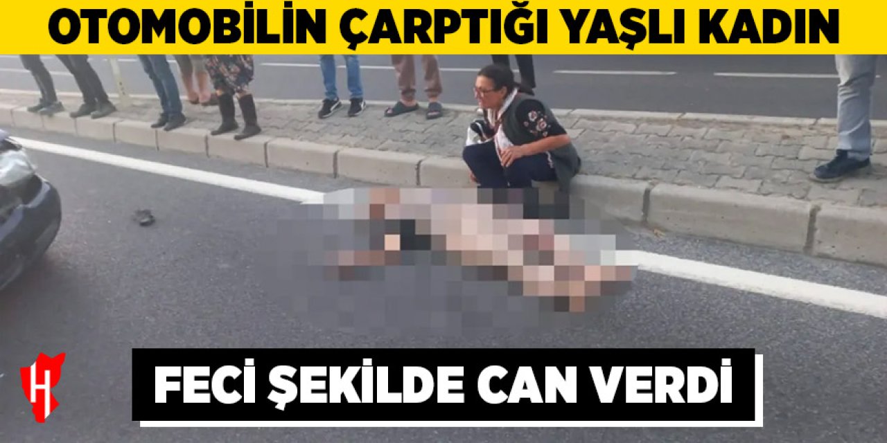 Otomobilin çarptığı yaya feci şekilde can verdi
