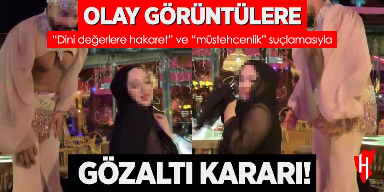 Skandal dans görüntüleri sonrası gözaltı kararı!