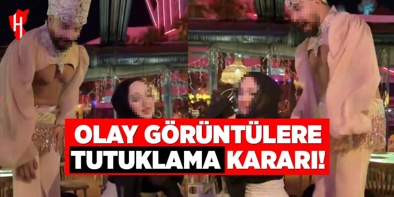 Skandal dans görüntüleri: 1 kişi tutuklandı!