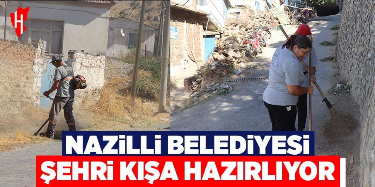 Nazilli Belediyesi şehri kışa hazırlıyor