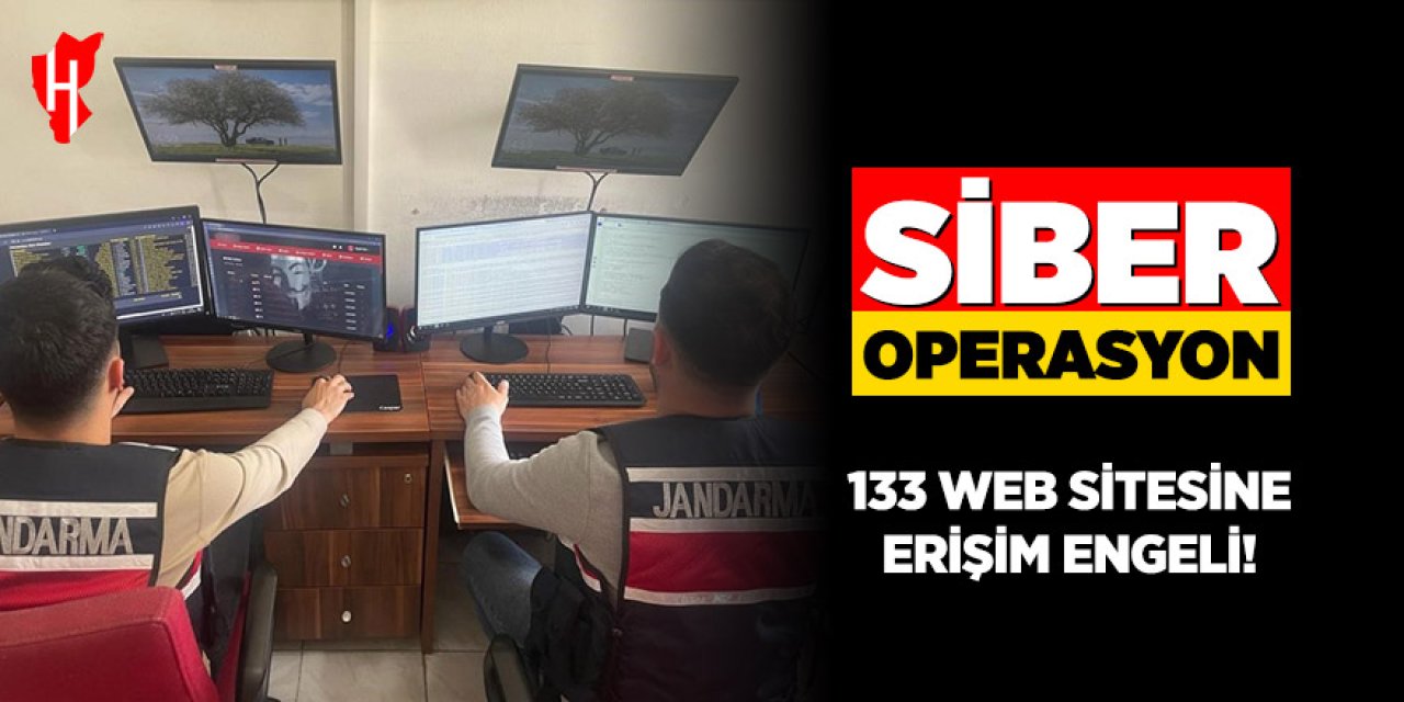 Siber operasyon! 133 internet sitesine erişim engeli!