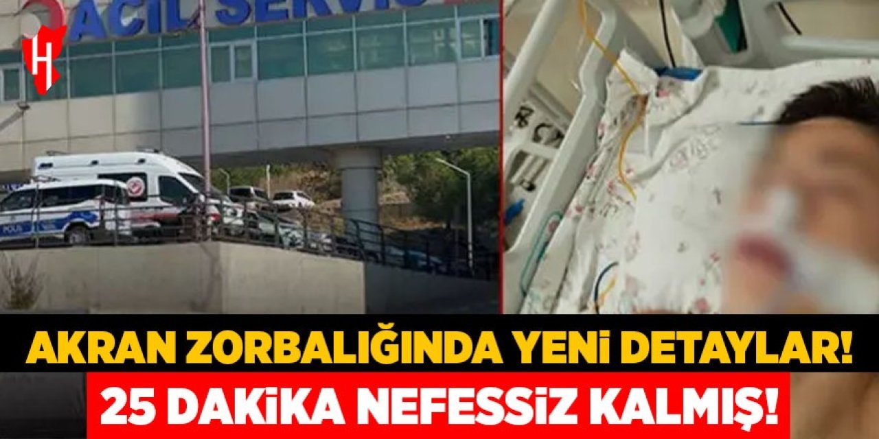 Akran zorbalığı: 25 dakika nefessiz kaldı!