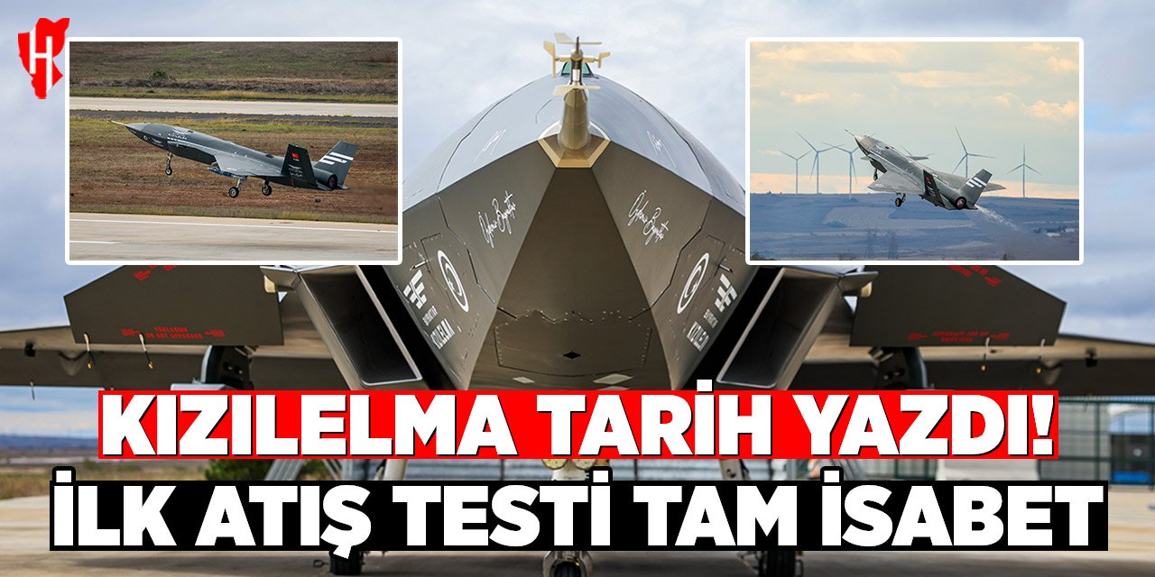 Kızılelma tarih yazdı! İlk atış testi tam isabet