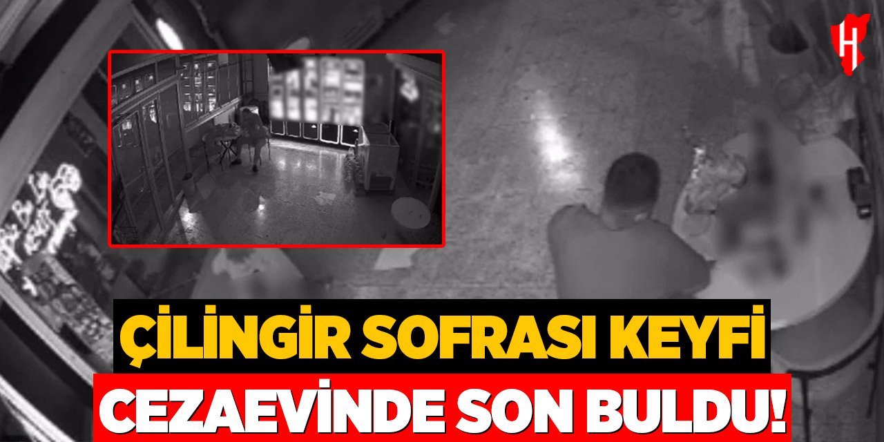 Camını kırıp girdiği markette, çilingir sofrası keyfi cezaevinde son buldu
