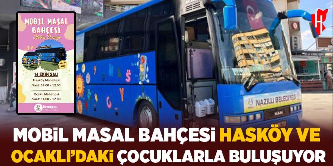 Nazilli'de Mobil Masal Bahçesi çocuklarla buluşuyor