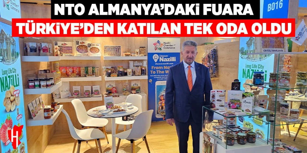 NTO Almanya’daki fuara Türkiye’den katılan tek Oda oldu