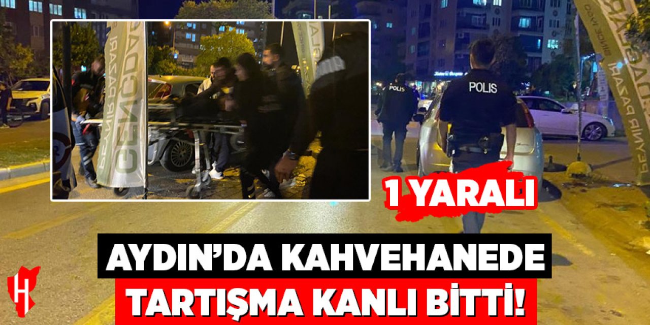 Aydın'da kahvehane kavgası: 1 yaralı