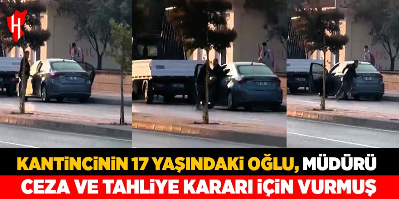 Okul müdürünü ceza ve tahliye kararı için vurmuş!