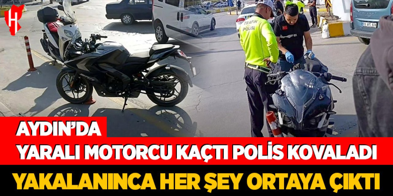 Aydın’da polisten kaçan yaralı motorcu ilçeyi birbirine kattı