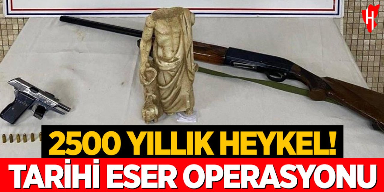 Jandarmadan tarihi eser operasyonu