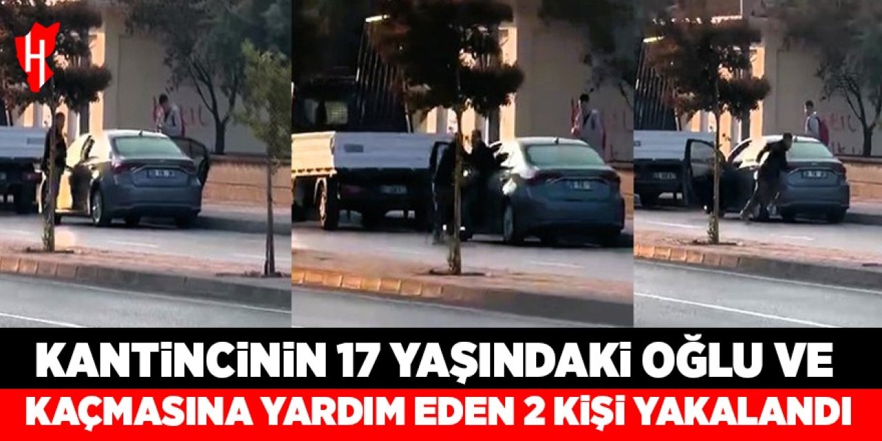 Okul müdürünü vuran saldırgan ile kaçmasına yardım eden 2 arkadaşı yakalandı