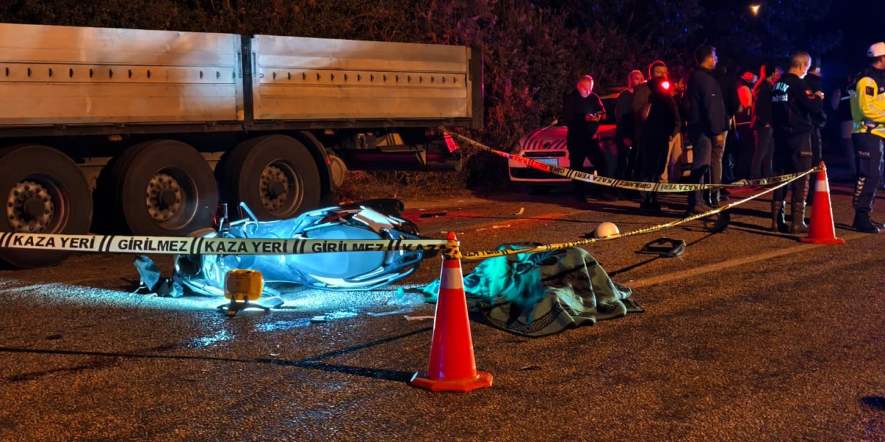 Karacasu’da feci kaza! 25 yaşındaki Emre Doğan hayatını kaybetti