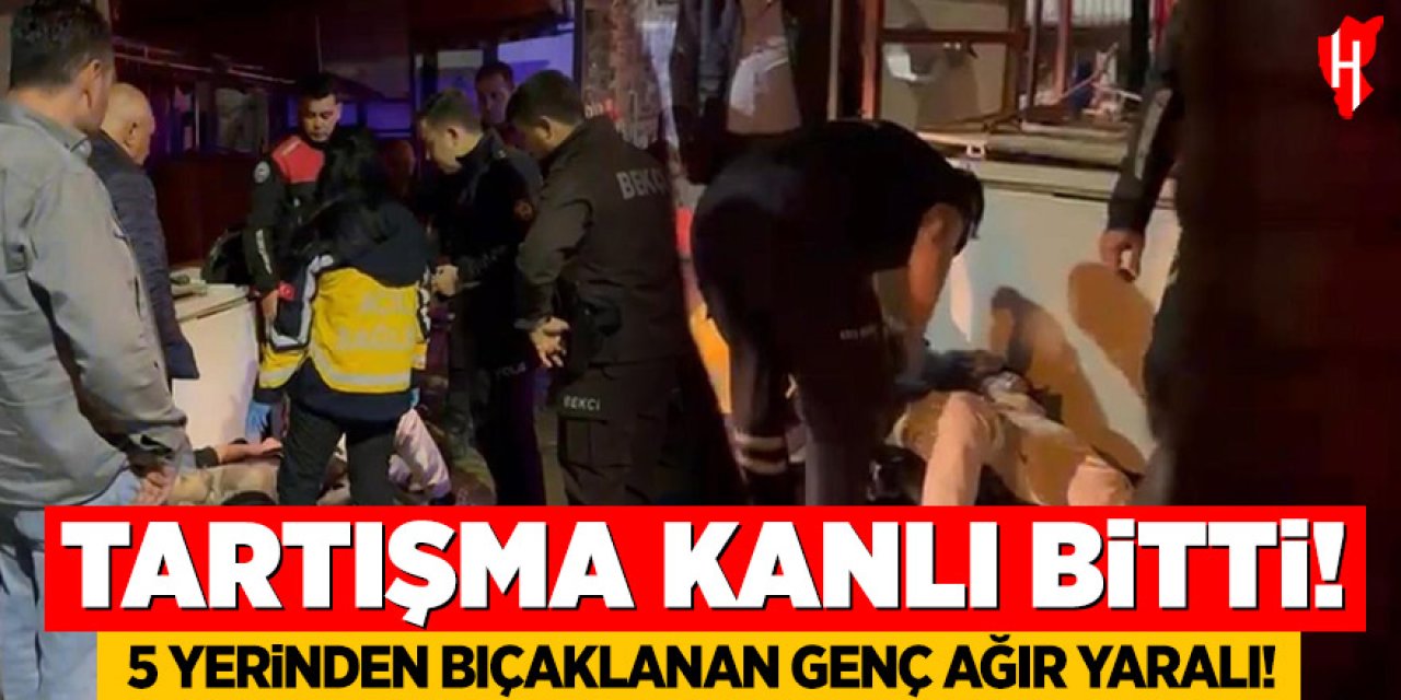 Parkta Dehşet: Tartışma kanlı bitti, 5 yerinden bıçaklandı