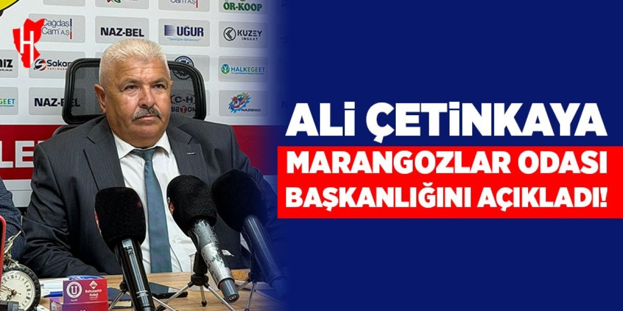 Ali Çetinkaya Marangozlar Odası Başkanlığını açıkladı