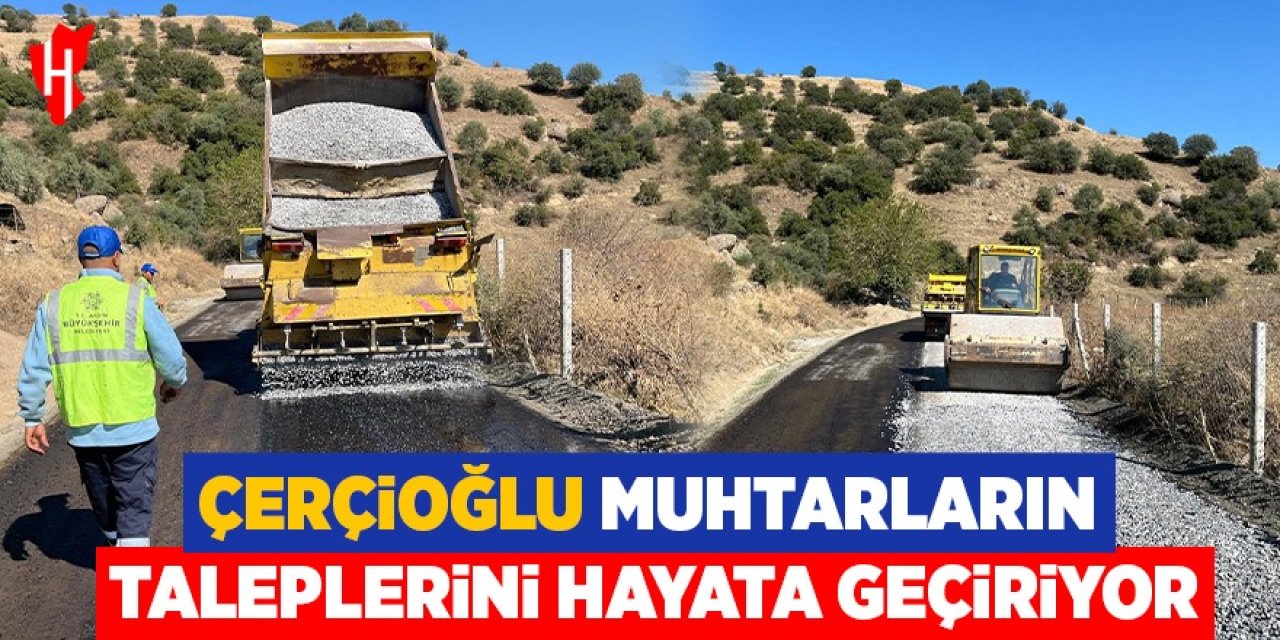 Muhtarların talepleri Başkan Çerçioğlu'nun öncülüğünde hayata geçiriliyor