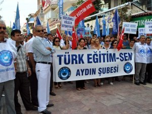 Türk Eğitim-Sen’li Öğretmenler İş Bıraktı