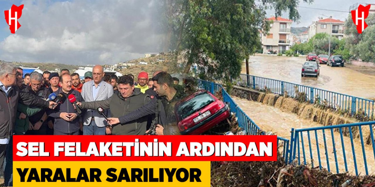 Sel felaketinin arından yaralar sarılıyor