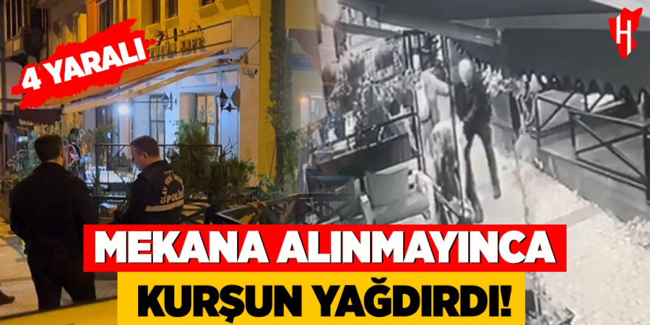 Mekana alınmayan şahıs dehşet saçtı: 4 Yaralı