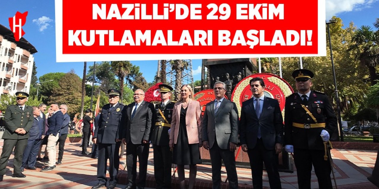Nazilli'de 29 Ekim kutlamaları başladı