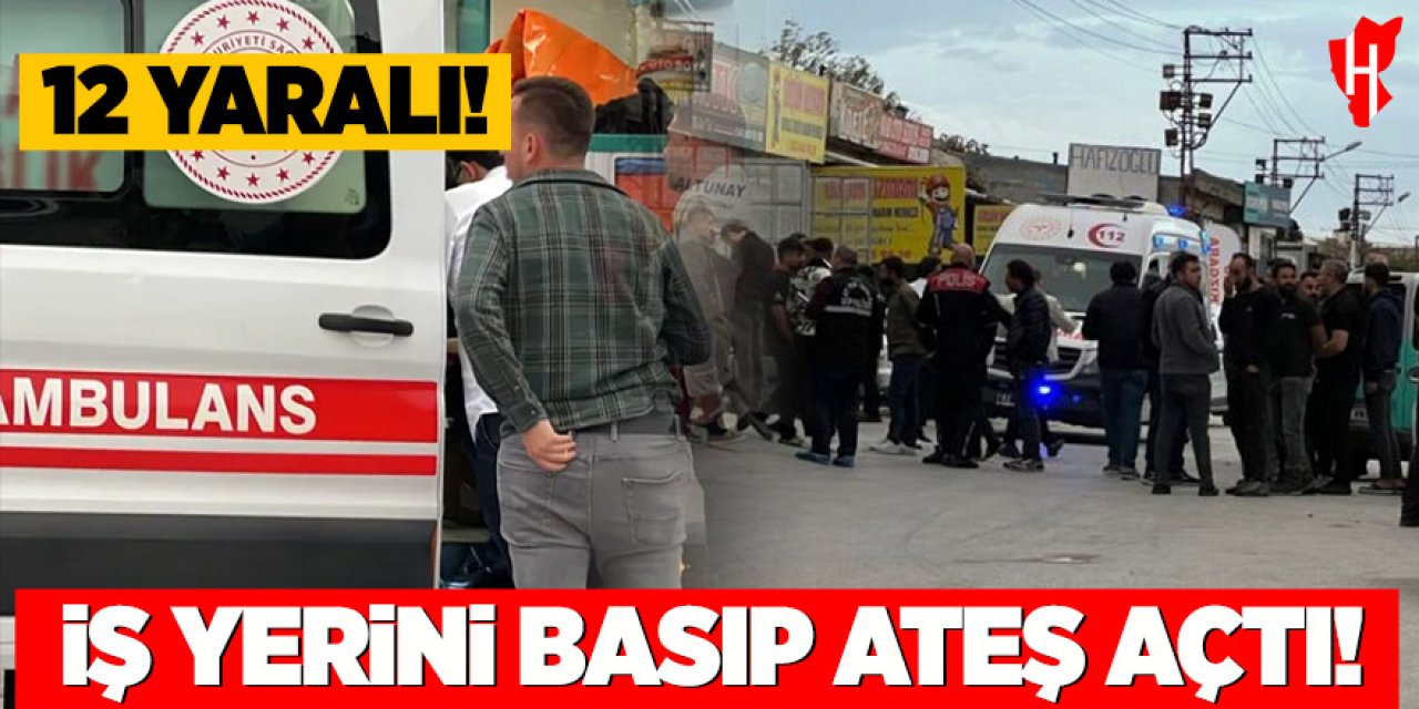 Sanayi sitesinde tüfekli saldırı: 12 yaralı